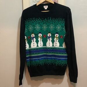 Mossimo Supply Co. Snowman Sweater - Black & Green